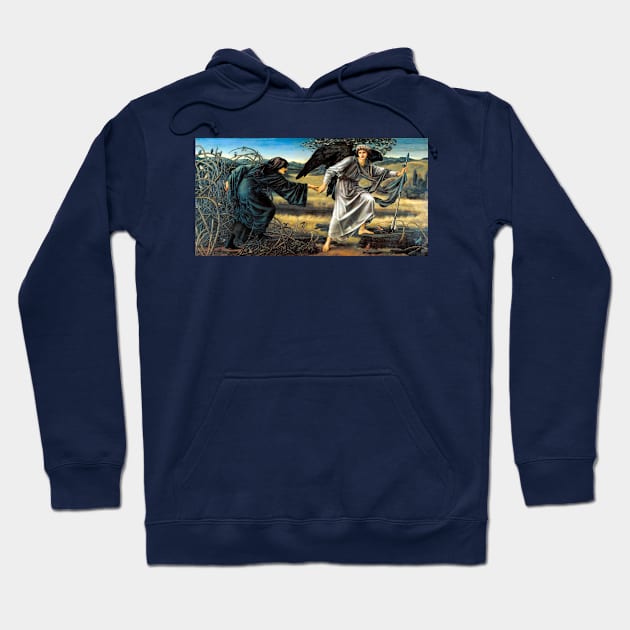 Love and the Pigrim - Edward Coley Burne-Jones Hoodie by forgottenbeauty